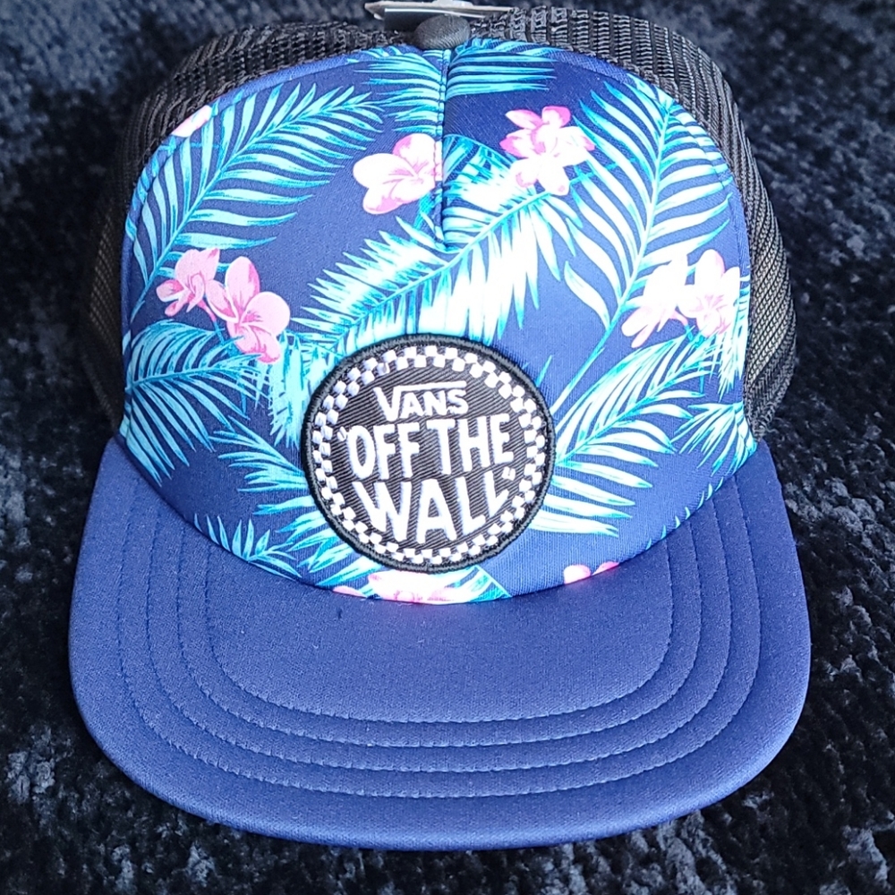 Vans Forever Trucker Mesh Floral Snapback Hat